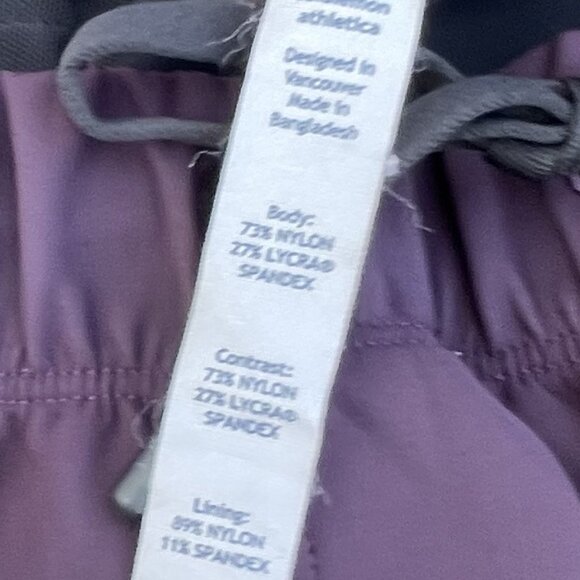 Lululemon Drawstring Casual Pants Size 8 - Plum - Picture 4 of 10